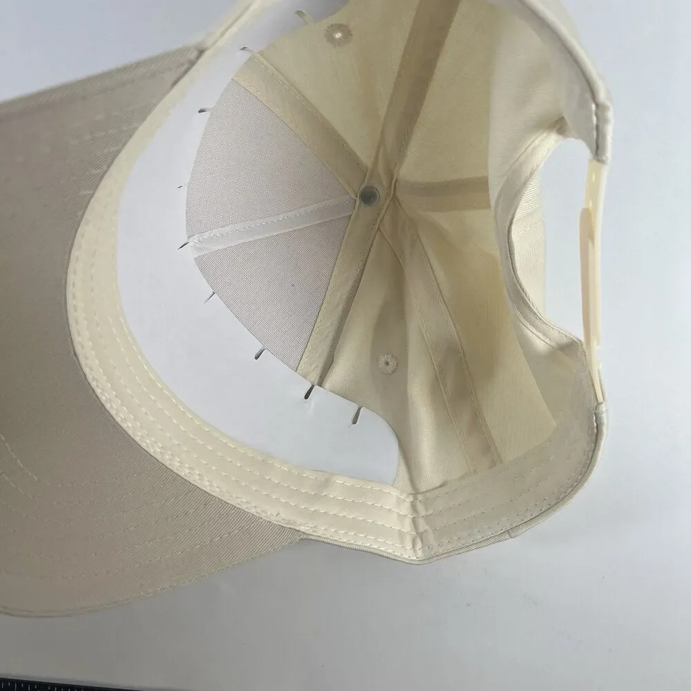 GIRL DAD Printed Five Panel Trucker Hat Two Tone Khaki/Tan